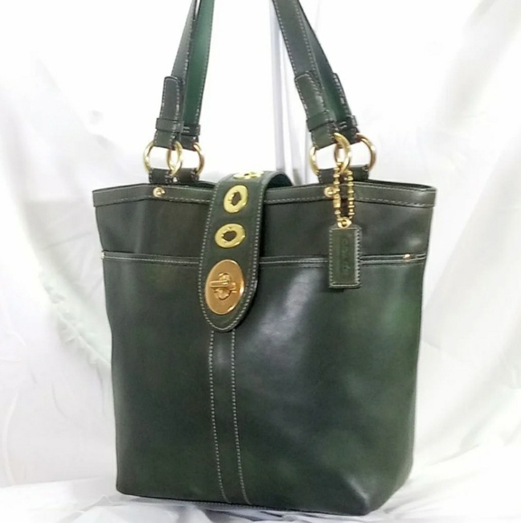 Coach Handbags - Coach Legacy Turnlock Shoulder Tote Bag